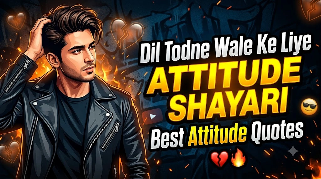 Dil Todne Wale Ke Liye Attitude Shayari in hindi