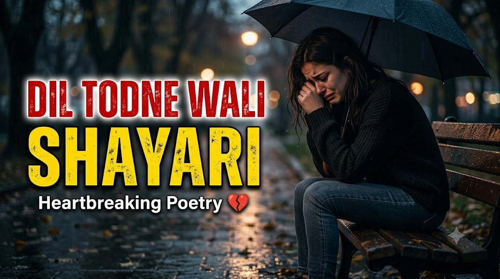 100+ Dil Todne Wali Shayari in Hindi | Rishte Todne Wale Log