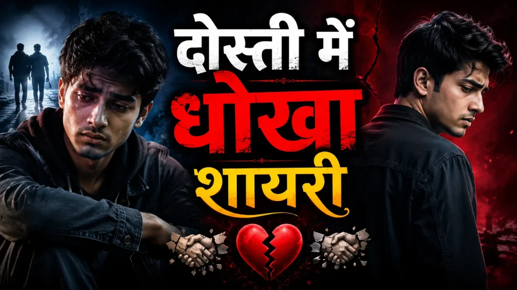 Dosti Mein Dhoka Shayari in hindi