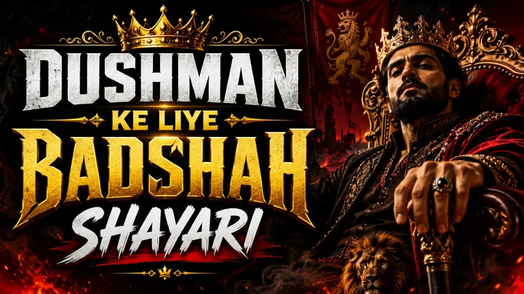 Dushman Ke Liye Badshah Shayari