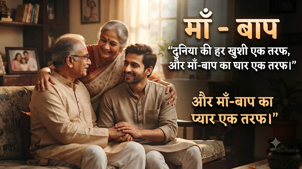 Emotional Maa Baap Shayari in Hindi