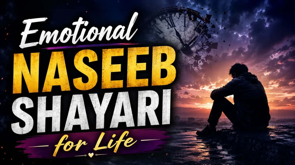 Emotional Naseeb Shayari for Life