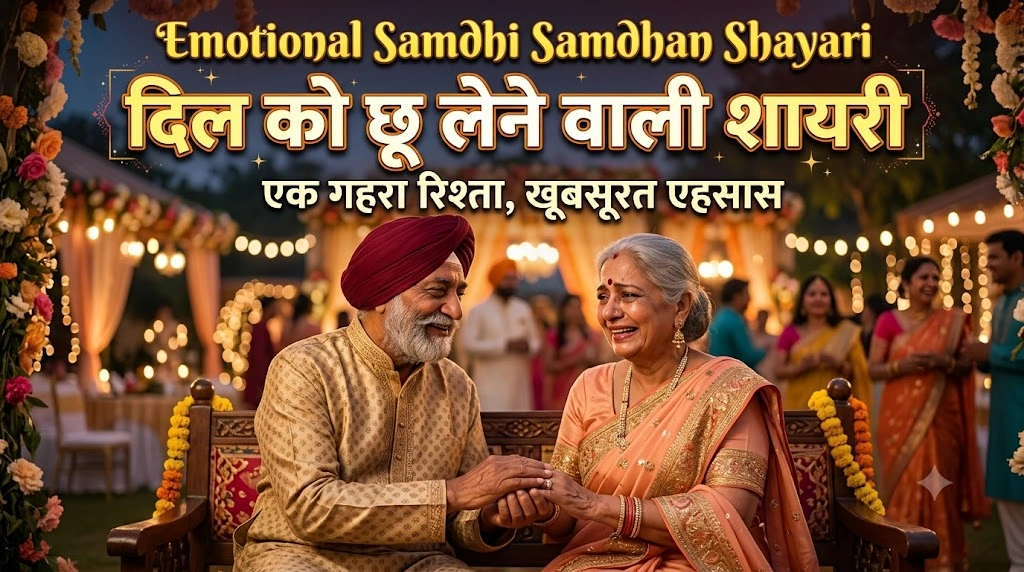 Emotional Samdhi Samdhan Shayari in hindi