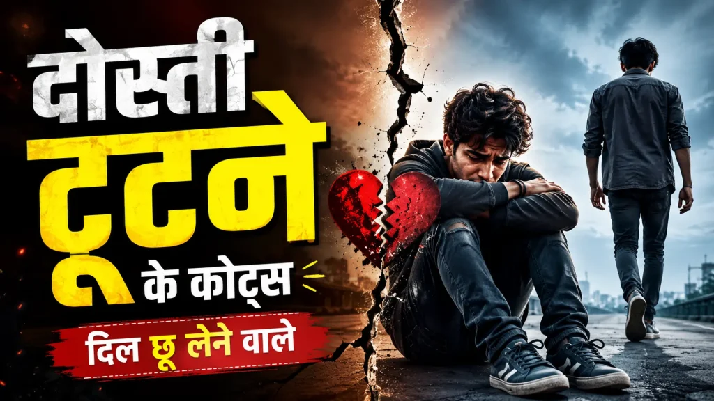Friendship Breakup Quotes in Hindi