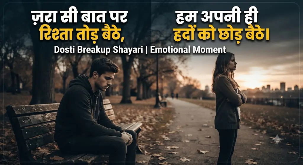 Friendship Breakup Shayari 2 Line