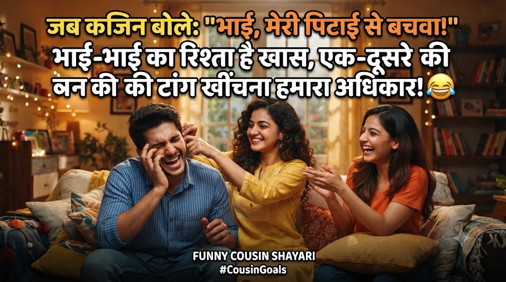 Funny Cousin Shayari 