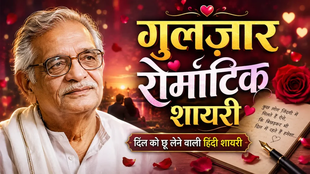 Gulzar Romantic Shayari in Hindi