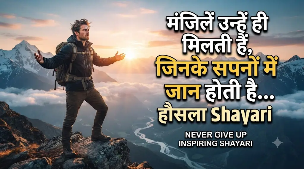 Hausla Shayari in Hindi
