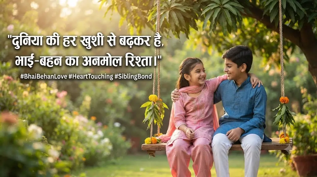 Heart Touching Bhai Behan Shayari in Hindi
