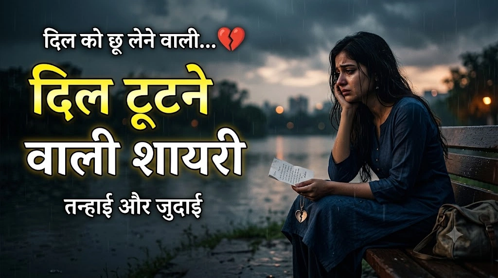 Heart Touching Dil Todne Wali Shayari in hindi