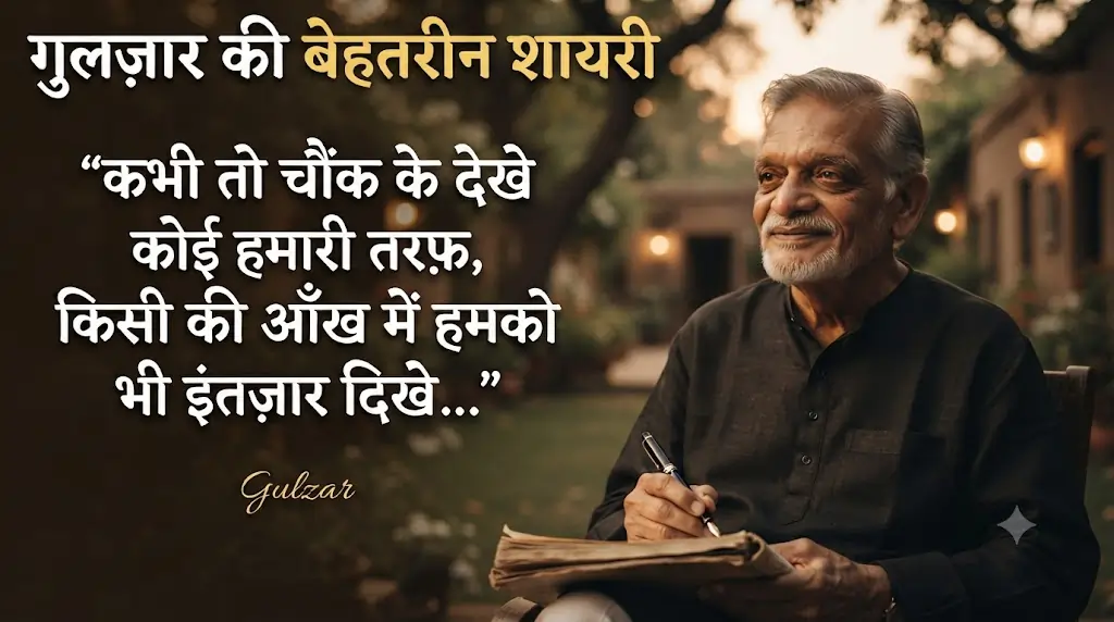 Heart Touching Gulzar Shayari in Hindi