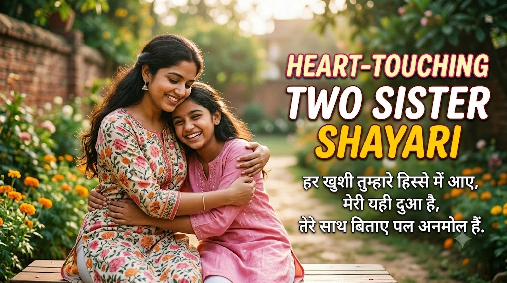 Heart-Touching Two Sister Shayari in hindi