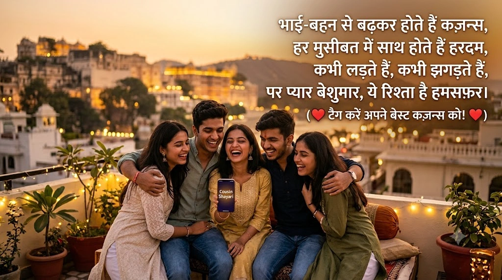 Instagram Caption for Cousin Shayari in hindi