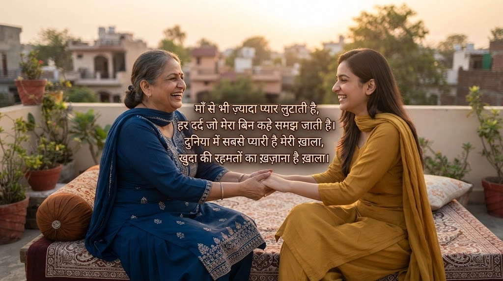 Instagram Caption for Khala Shayari in hindi