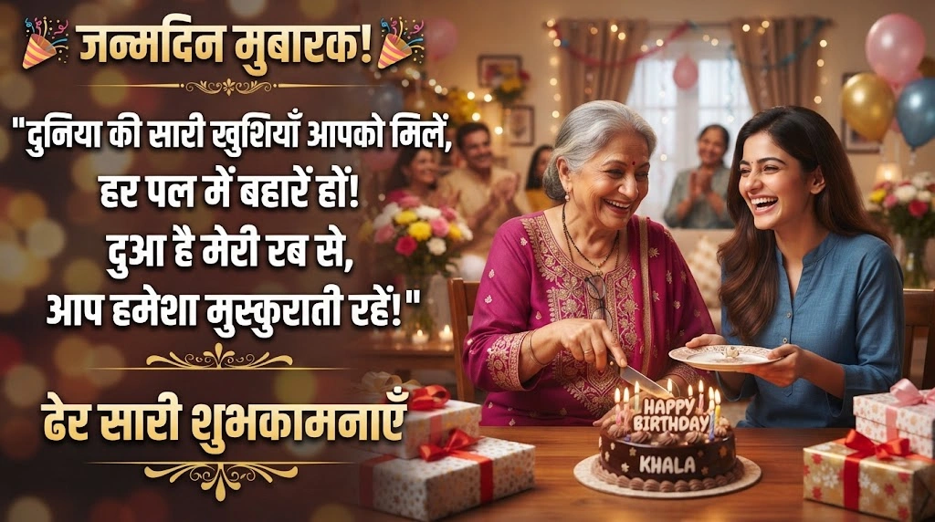 Khala Birthday Shayari 