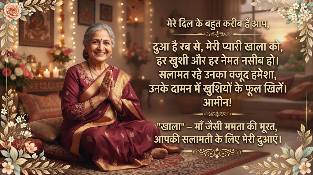 Khala Ke Liye Dua Aur Blessings Shayari in hindi