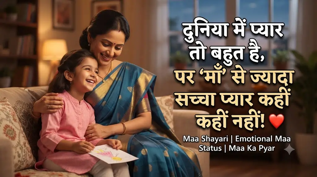 Maa Shayari in Hindi: माँ के लिए 100+ दिल छू लेने वाली शायरी