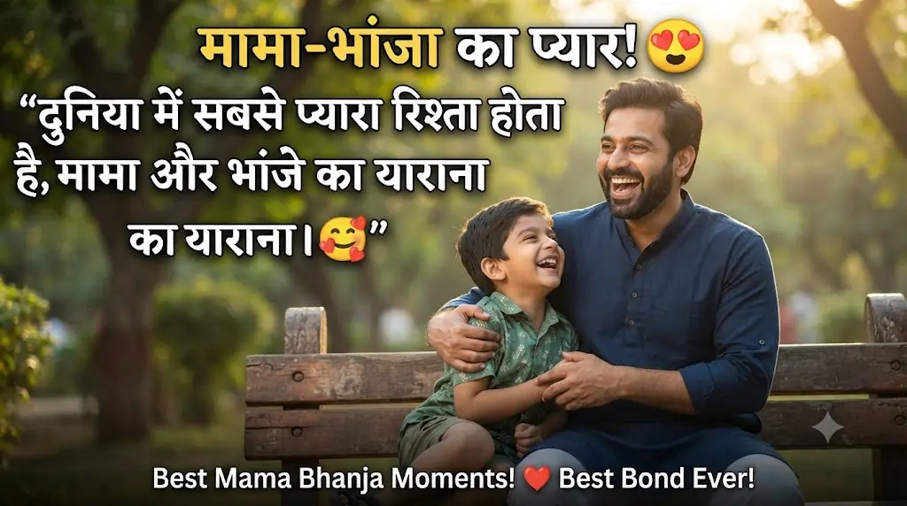 Mama Bhanja Shayari for Instagram Captions