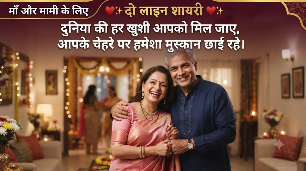 Mama Mami Ke Liye 2 Line Shayari in hindi