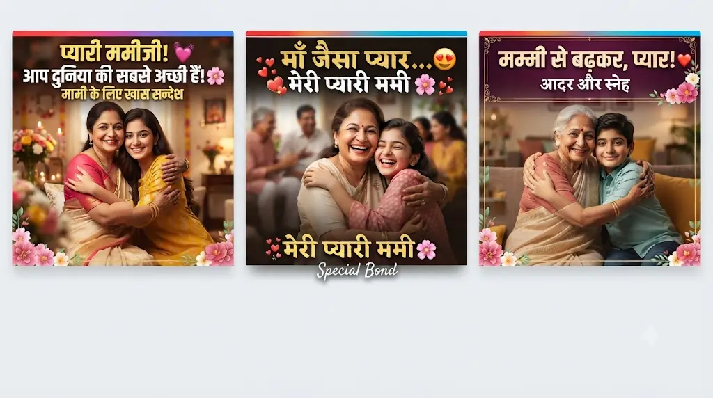 Mama Mami Ke Liye Heart Touching Quotes in Hindi