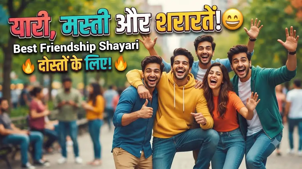 Masti Shayari for Friends in Hindi