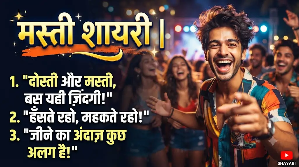 Masti Shayari in Hindi