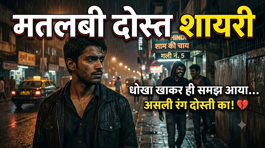 Matlabi Dost Shayari in Hindi
