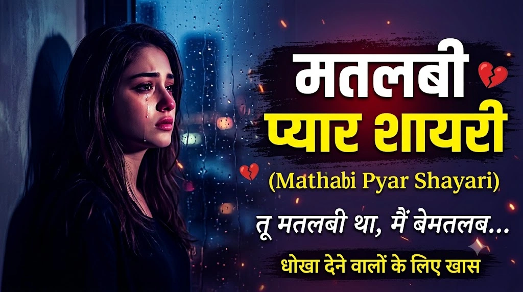 मतलबी प्यार पर शायरी