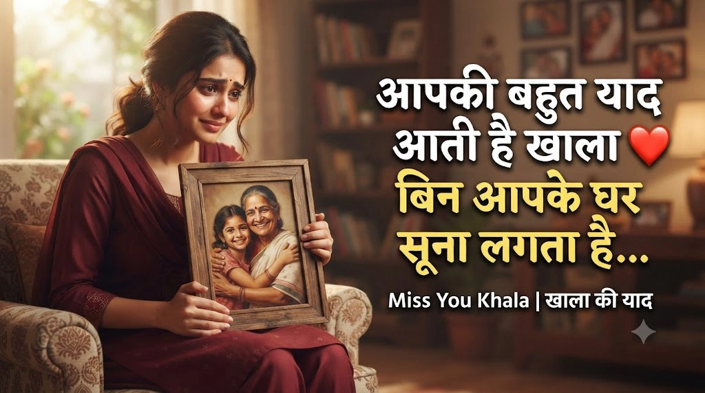 Miss You Khala Shayari 