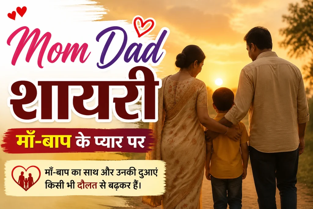 Mom Dad Shayari in Hindi