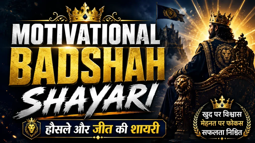 Motivational Badshah Shayari