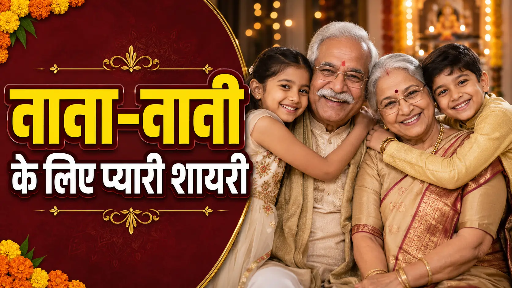 Nana Nani Shayari in Hindi | नाना-नानी के लिए प्यारी और भावुक शायरी (2026)