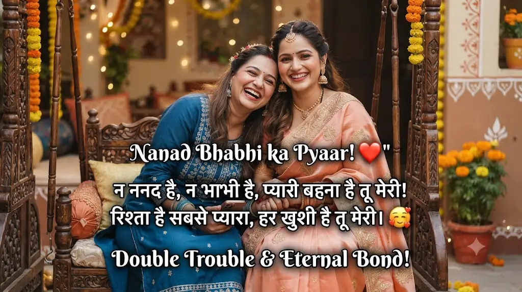Nanad Bhabhi Shayari for Instagram Caption in hindi