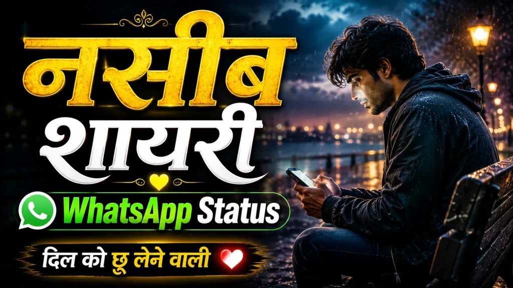 Naseeb Shayari for WhatsApp Status