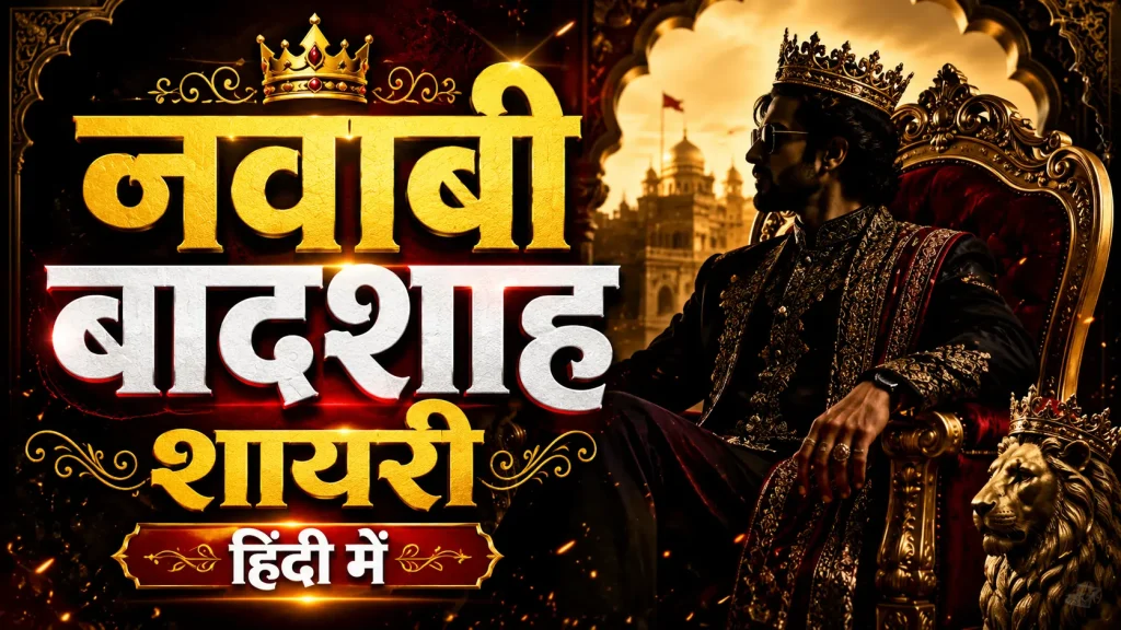 Nawabi Badshah Shayari in Hindi