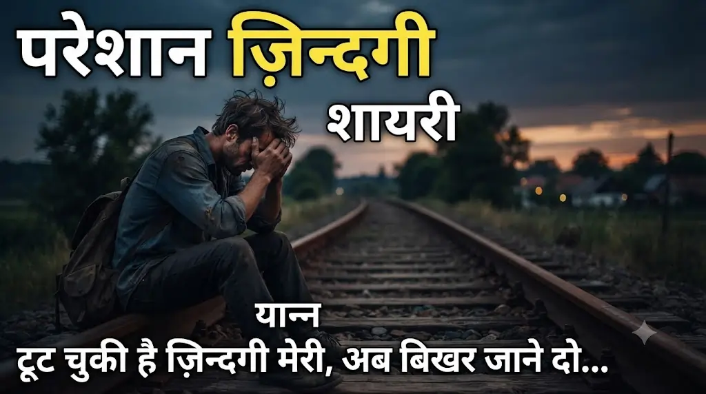 Pareshan Zindagi Shayari in Hindi: परेशान जिंदगी पर दर्द भरी शायरी