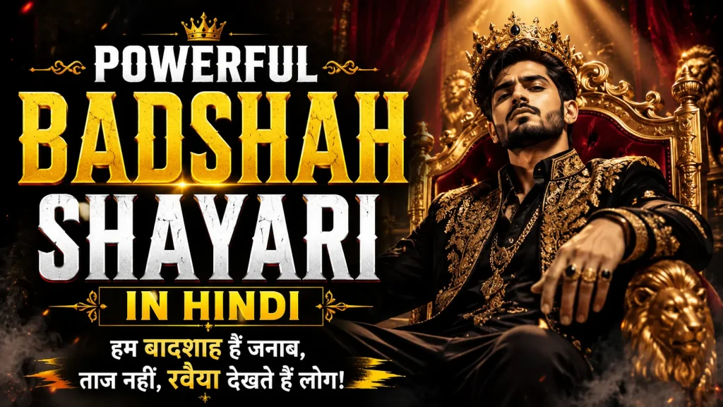 Powerful Badshah Shayari in Hindi