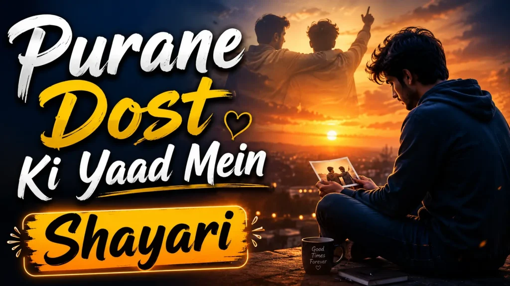 Purane Dost Ki Yaad Mein Shayari