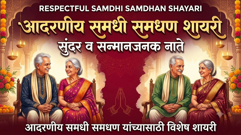 Respectful Samdhi Samdhan Shayari in hindi