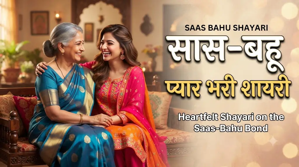Saas Bahu Shayari in Hindi | Best Shayari for Mother-in-Law and Daughter-in-Law