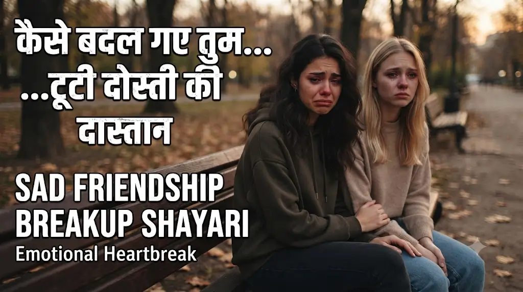 Sad Friendship Breakup Shayari