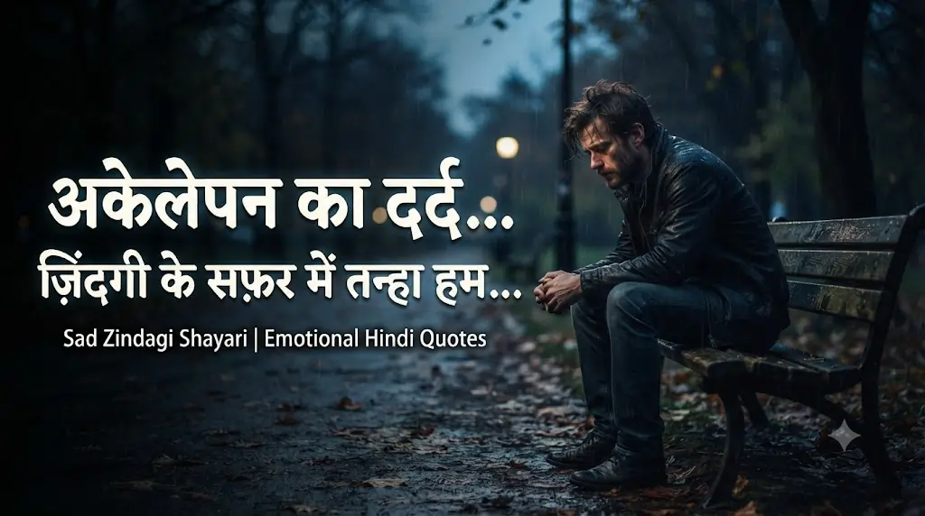Sad Zindagi Shayari