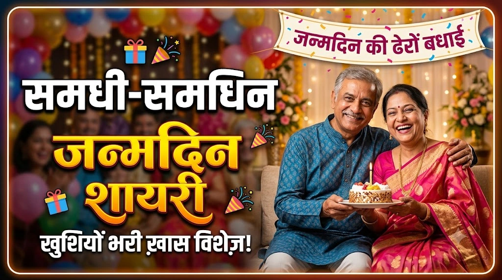 Samdhi Samdhan Birthday Shayari in hindi