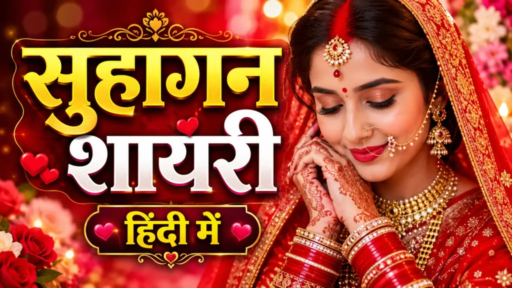 Suhagan Shayari in Hindi