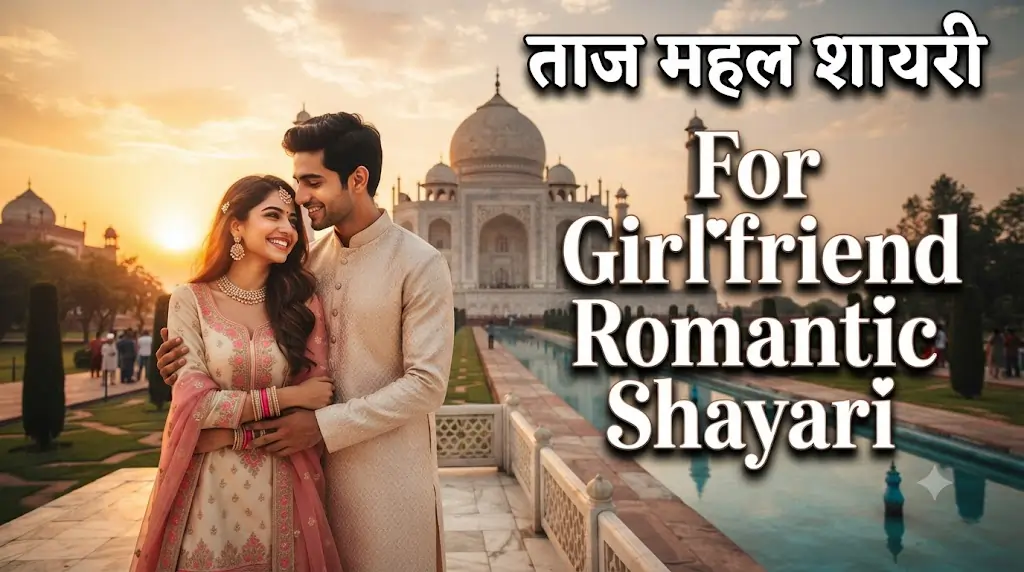 Taj Mahal Shayari for Girlfriend