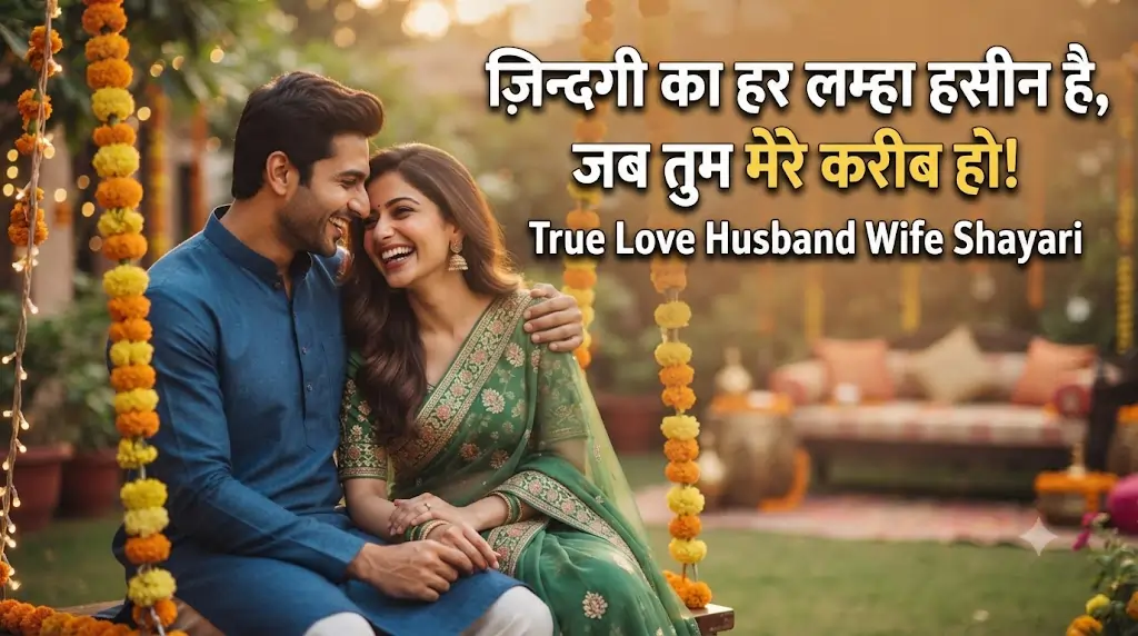 True Love Husband Wife Shayari in Hindi