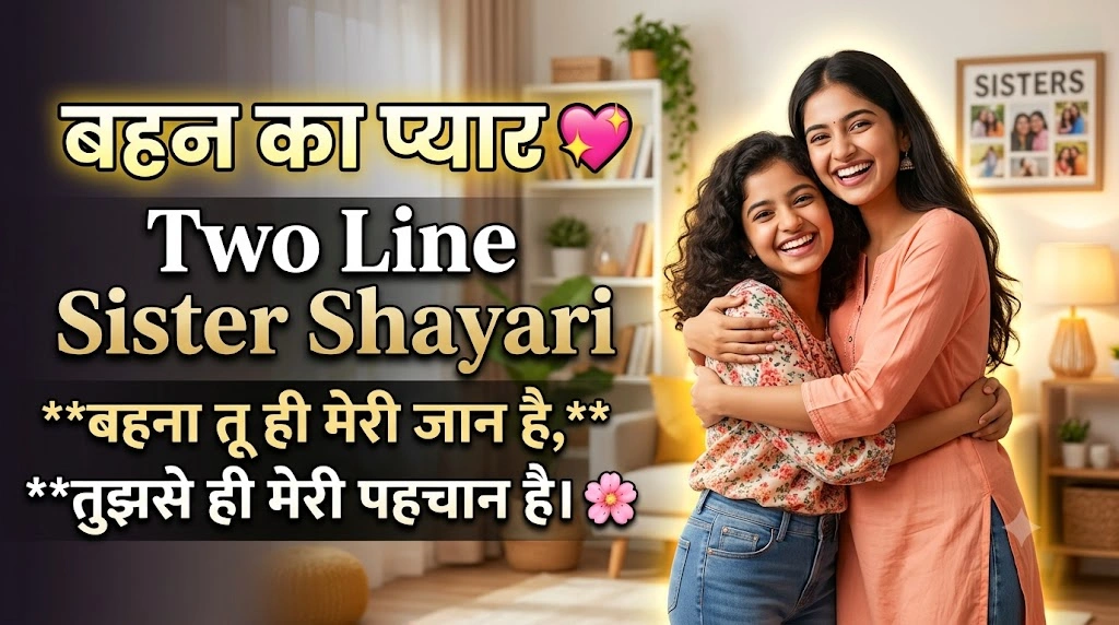 Two Line Sister Shayari in hindi