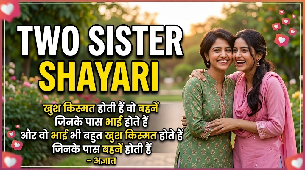 Two Sister Shayari in Hindi