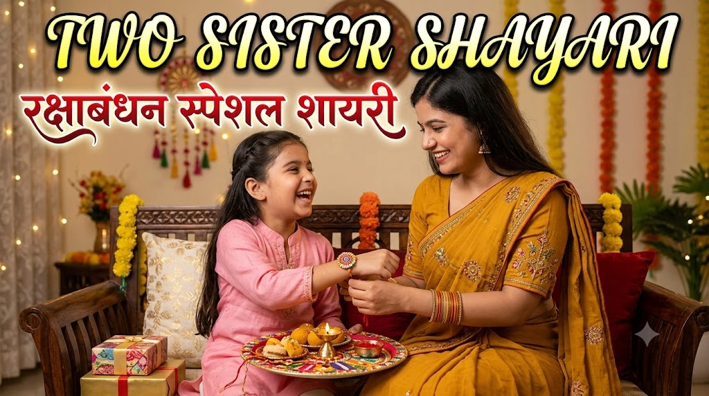 Two Sister Shayari for Rakshabandhan in hindi