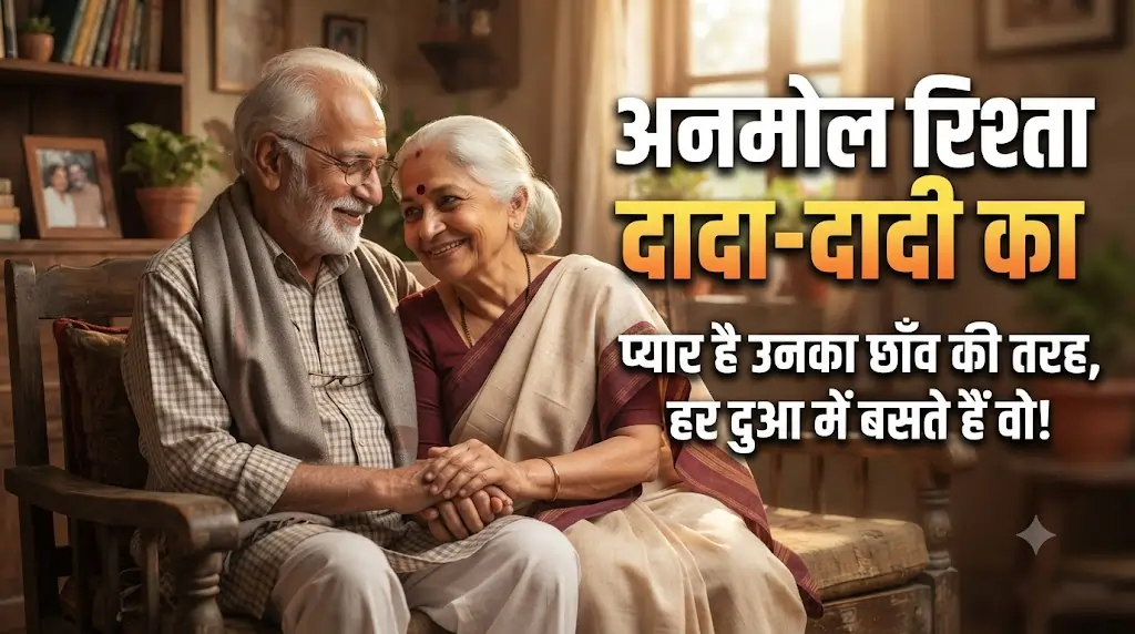 दादा-दादी के प्यार पर शायरी